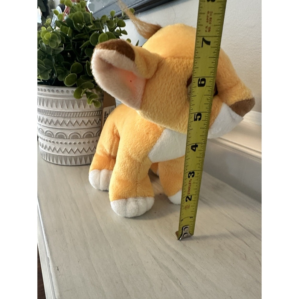 Disney Mattel Sitting SIMBA LION KING Stuffed Animal Plush Toy Vintage 1993 - Picture 8 of 9